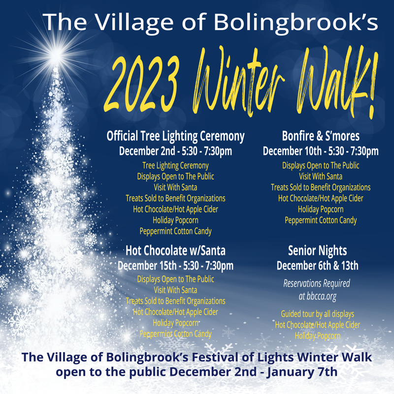 2023 Winter Walk Events